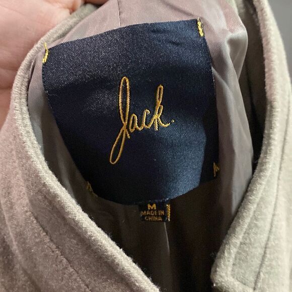 Jack by BB Dakota Neutral Soft Fuzzy Jacket Button and Tie Waist - Picture 9 of 11